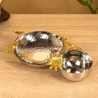 Менажница "Лето" 27х16х7 см, нержавеющая сталь Менажница "Лето" 27х16х7 см, нержавеющая сталь