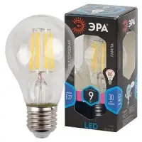 Лампа светодиодная декоративная LED 9 Вт 1170Лм 4000К груша, филамент нейтральный E27 230В F-LED A60-9W-840-E27