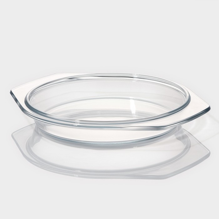 Кастрюля из жаропрочного стекла для запекания Доляна «Фуэго», 1 л, 20,7×18×8 см, с крышкой Кастрюля из жаропрочного стекла для запекания Доляна «Фуэго», 1 л, 20,7×18×8 см, с крышкой