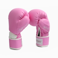 Боксерские перчатки FIGHT EMPIRE, ROSY, розовые, размер 12 oz