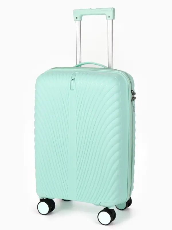 Чемодан на колёсах, 20", кодовый замок, 36&times;20&times;54 см, зелёный