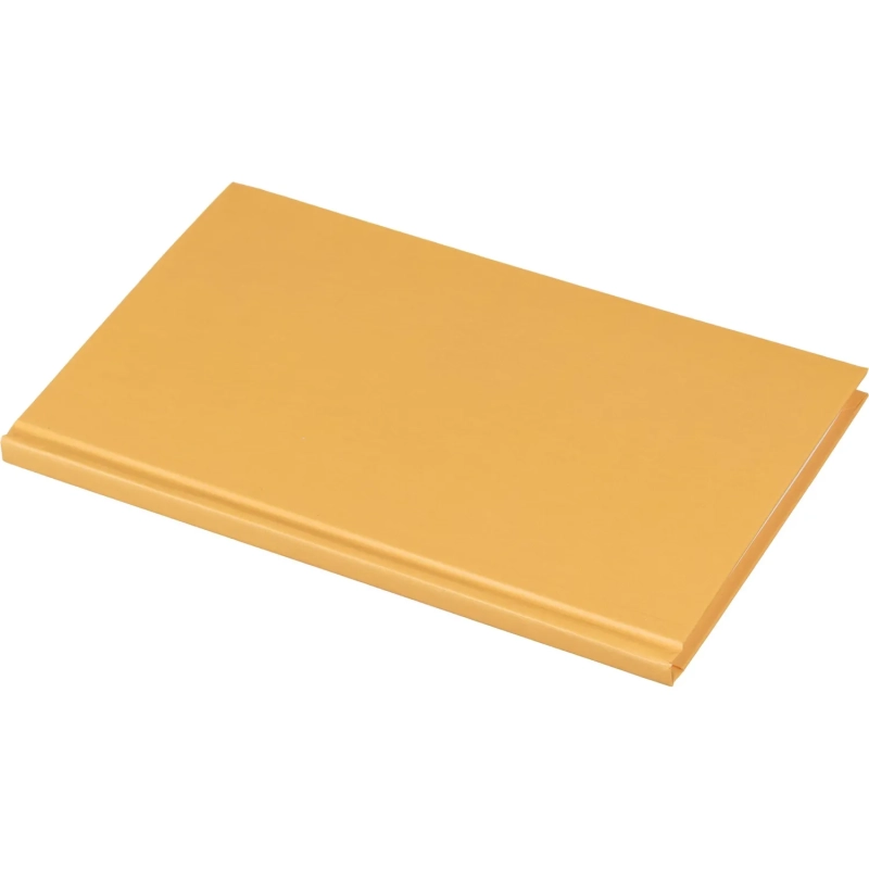 Бизнес-тетрадь А5,80л,7БЦ мат.лам,тон.бл,кл, Attache Bright colours желтый