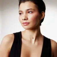 Кулон на леске &laquo;Счастье ждёт тебя&raquo;, крупная бусина, белый в серебре, 30 см