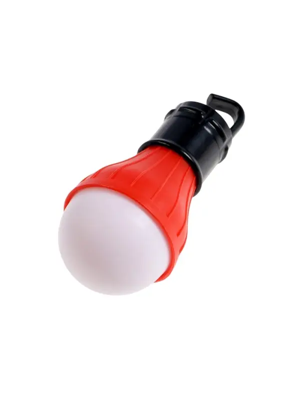 Фонарь кемпинговый, 60 Лм, 3 режима, от батареек 3&times;ААА, 11&times;5 см, красный