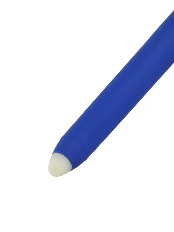 Ручка шариковая со стираемыми чернилами, линия 0.8 мм, стержень синий, корпус прорезиненный МИКС (штрихкод на штуке)