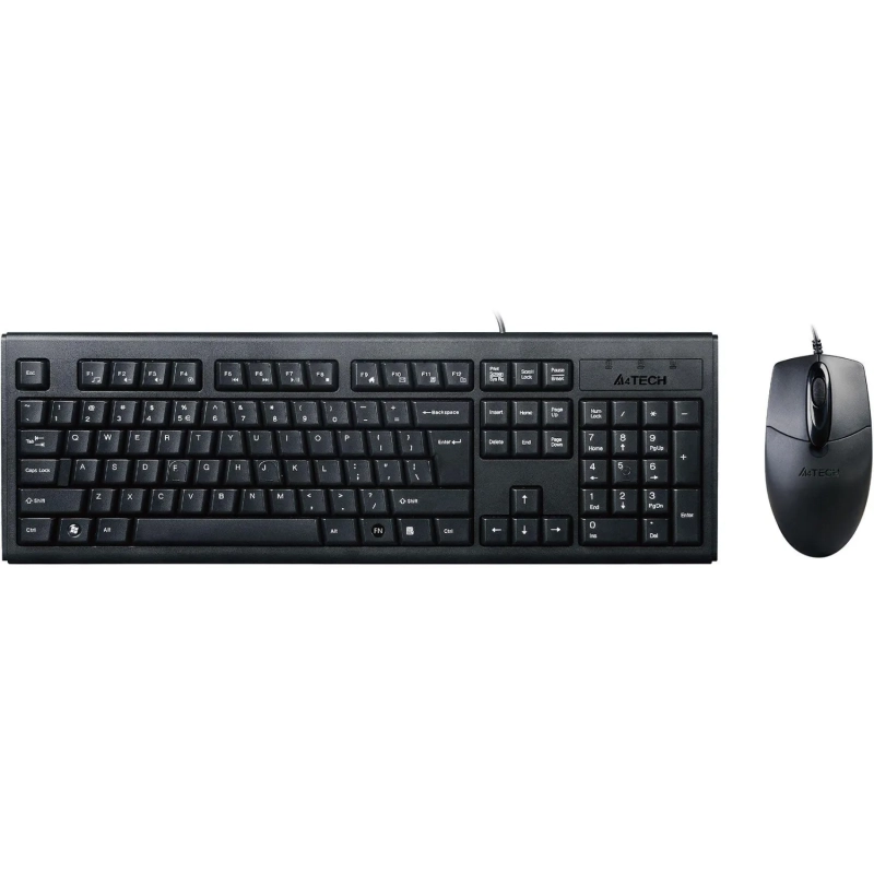 Набор клавиатура+мышь A4Tech KRS-8372 клав:черный мышь:черный USB