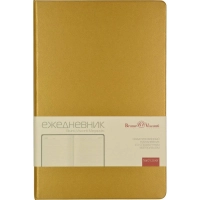 Ежедневник недатированный золото, MEGAPOLIS А5, 142х214мм,320стр.3-281/08