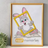 Фоторамка для фото 30&times;40 см Keep memories &laquo;Гамма&raquo;, пластик, матовое золото, (пластиковый экран)