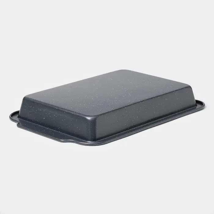 Противень Доляна &laquo;Прямоугольник. Элин&raquo;, 40.5&times;27&times;4.5 см, антипригарное покрытие, серый