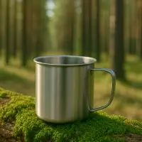 VETTA Кружка 660 мл, h10см, нерж. сталь