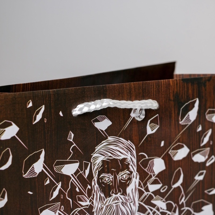 Пакет подарочный ламинированный, упаковка, «Настоящему мужчине», MS 18 х 23 х 8 см Пакет подарочный ламинированный, упаковка, «Настоящему мужчине», MS 18 х 23 х 8 см