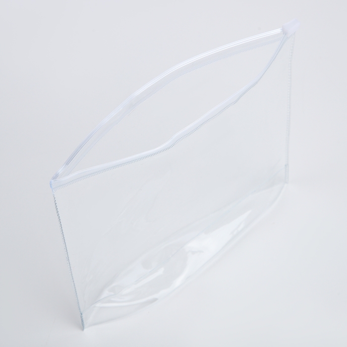 Косметичка с застёжкой зип-лок, цвет прозрачный Косметичка с застёжкой зип-лок, цвет прозрачный