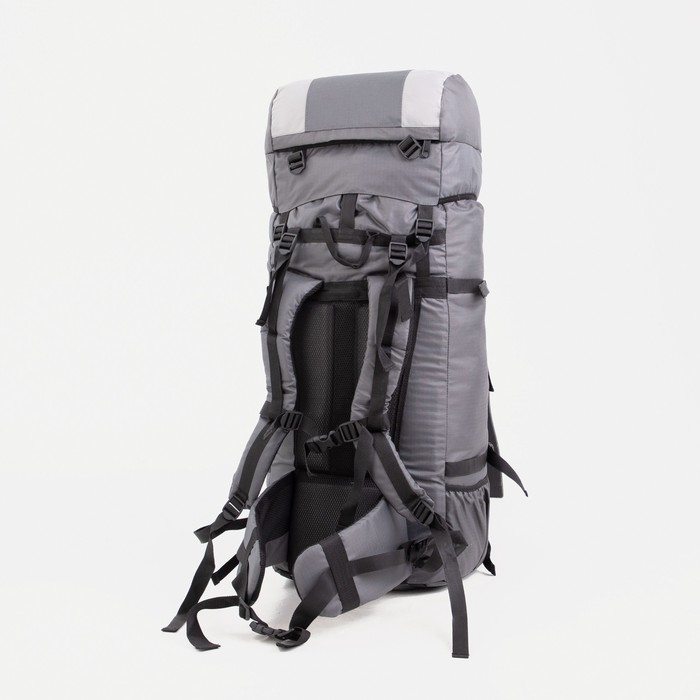 Рюкзак туристический, Taif, 100 л, отдел на шнурке, наружный карман, 2 боковые сетки, цвет серый Рюкзак туристический, Taif, 100 л, отдел на шнурке, наружный карман, 2 боковые сетки, цвет серый