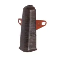 Угол наружный (внешний) «Деконика», с крепежом для плинтуса, 85 мм, 303 венге темный