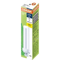 Лампа люминесцентная компактная DULUX D/E 18Вт/830 G24q-2 OSRAM 122354