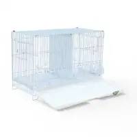 Клетка для птиц пролётная укомплектованная Bd=5/2w, 62&times;27&times;40 см, белая