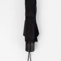 Зонт механический, Dark afternoon, 3 сложения, 8 спиц, R=48/55 см, d=96 см, чёрный