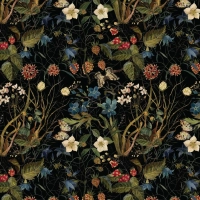 Бумага упаковочная FLORA.ЛЕСНЫЕ ЯГОДЫ, 50 х 70 см (4 листа), 2-794/02