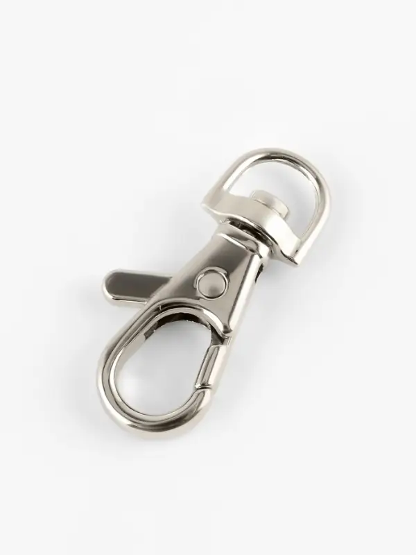 Карабин металлический TEIRA, набор 2 шт., 6.7 г, 3.8×1.3 см/9×2 мм, цвет серебряный Карабин металлический TEIRA, набор 2 шт., 6.7 г, 3.8×1.3 см/9×2 мм, цвет серебряный