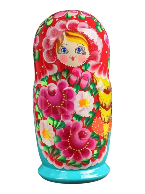 Матрёшка 10 в 1, расписная большая, МИКС