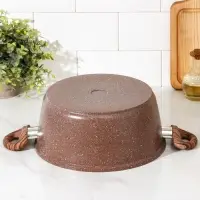 Кастрюля Доляна &laquo;Брауни&raquo;, 5,7 л, d=28 см, h=12 см, стеклянная крышка, антипригарное покрытие, индукция