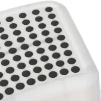 Табурет-подставка детская, для ног, антискользящая., белая, серая