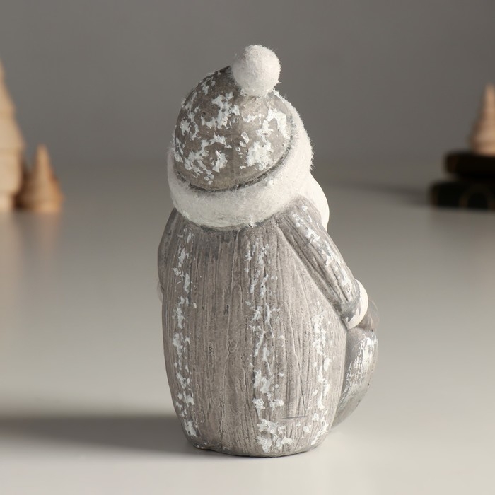 Сувенир керамика свет Сувенир керамика свет "Дед Мороз с сердечком" 8,3х7,5х16,5 см