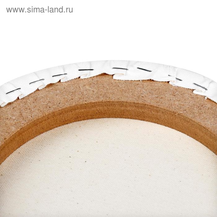 Холст круглый на подрамнике Calligrata, d-25 см, 2 см, хлопок 100%, акриловый грунт, cреднезернистый, 380 г/м² Холст круглый на подрамнике Calligrata, d-25 см, 2 см, хлопок 100%, акриловый грунт, cреднезернистый, 380 г/м²