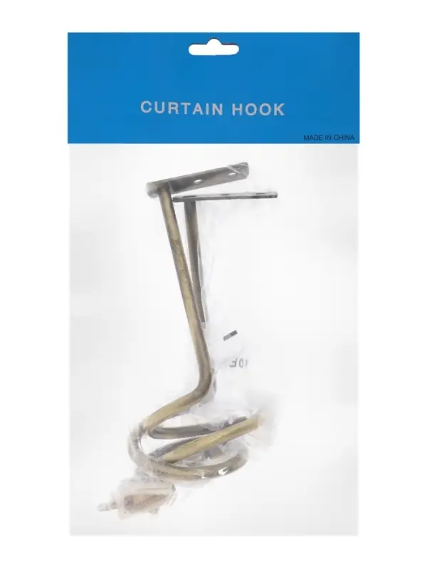 Крючок - держатель для штор на стену CAPPIO KS044, металлический, цвет бронза, 2 шт Крючок - держатель для штор на стену CAPPIO KS044, металлический, цвет бронза, 2 шт