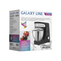 Миксер Galaxy GL 2231, планетарный, 700 Вт, 4 л, 12 скоростей, чёрный