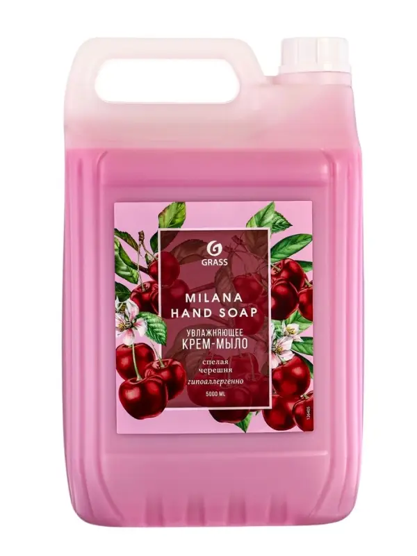 Жидкое крем-мыло Grass Milana &laquo;Спелая черешня&raquo;, 5 л