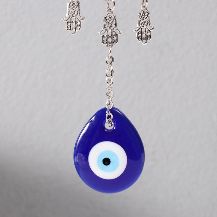 Подвеска от сглаза  Подвеска от сглаза "Месяц и рука Фатимы" 7,5х27 см