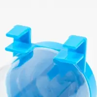 Поилка для клетки, 500 мл, 9&times;6.5&times;23 см, голубая