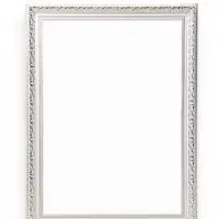 Рама для картин и зеркал Elegance de Lumi, 50&times;70 см, пластик, белая с золотом