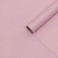 Плёнка матовая для цветов и букетов, 0.5&times;10 м 65 мкм, пастельная серия, пыльная роза