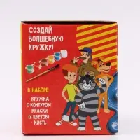 Набор для творчества: кружка под раскраску &laquo;Простоквашино&raquo;
