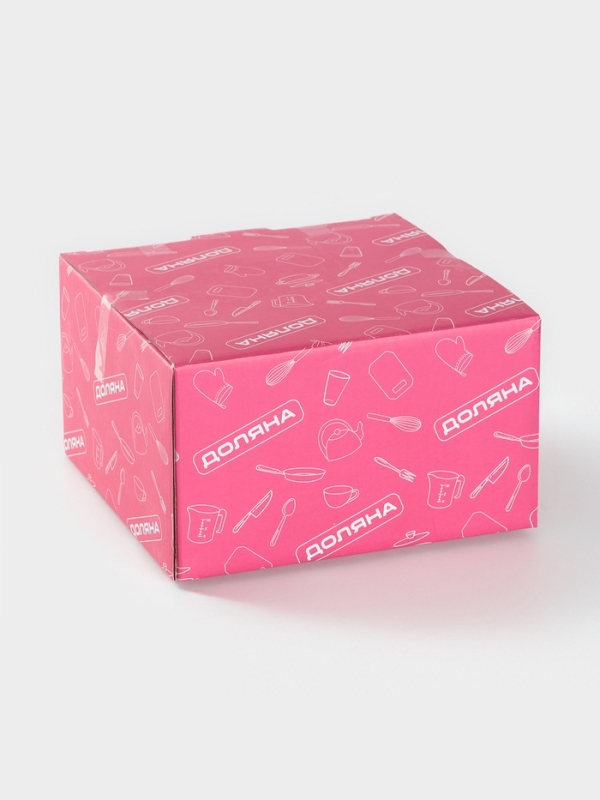 Чайная пара Доляна «Розовая клетка», чашка 220 мл, блюдце d=16 см, ручная роспись, керамика, белая Чайная пара Доляна «Розовая клетка», чашка 220 мл, блюдце d=16 см, ручная роспись, керамика, белая