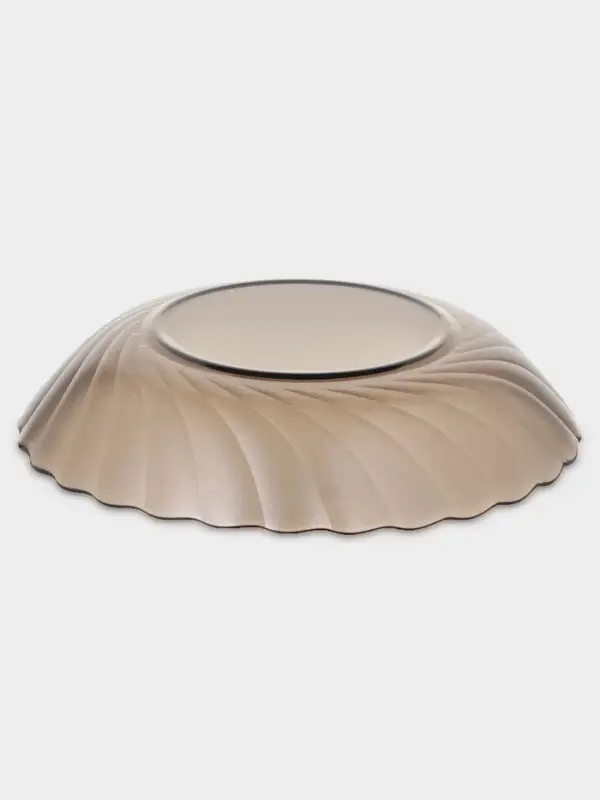 Тарелка глубокая Ocean Eclipse, 800 мл, d=20.5 см, стекло, коричневая