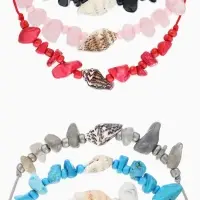 Браслет &laquo;Мррской&raquo;, ракушка с крошкой перламутра, цвет МИКС