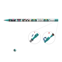 Карандаш механический ErichKrause «ColorTouch Ornament», 2.0 мм, с точилкой, корпус Soft-touch с дизайном, в тубусе