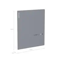 Тетрадь 48 листов в клетку, ErichKrause Simple Color, 60 г/м&sup2;, серая, МИКС