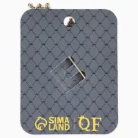 Брошь "Императрица" лист, цвет бордово-коричневый в чернёном золоте