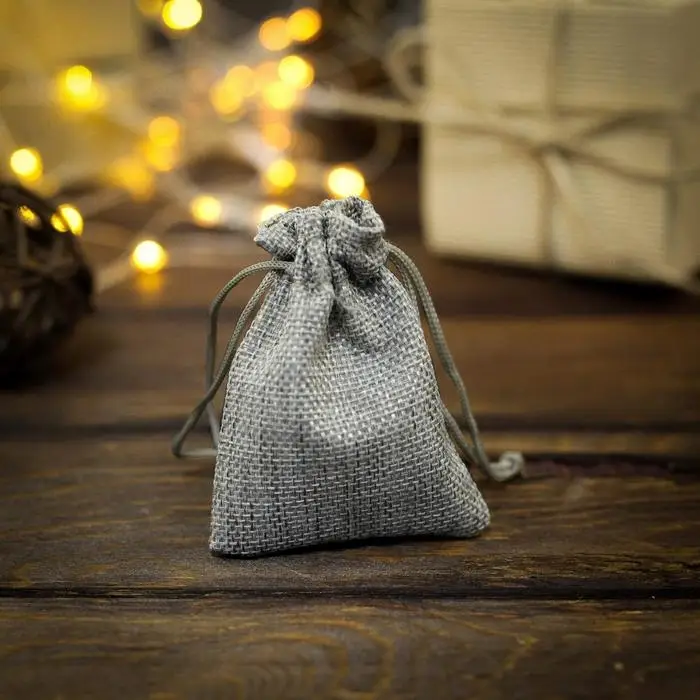 Мешочек подарочный из холщи, бежевый, 7 х 9 см Мешочек подарочный из холщи, бежевый, 7 х 9 см