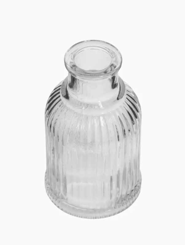 Ваза настольная стекло "Миниатюра" (набор 12 шт) 8-13 см, прозрачный