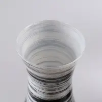 Ваза &laquo;Прованс&raquo;, h=26 см, стекло, чёрная