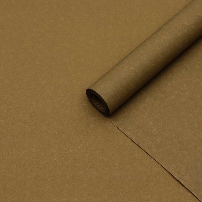 Пергамент флористический   Пергамент флористический  "Золотой", 0,6 х 10 м, 52 г/м2