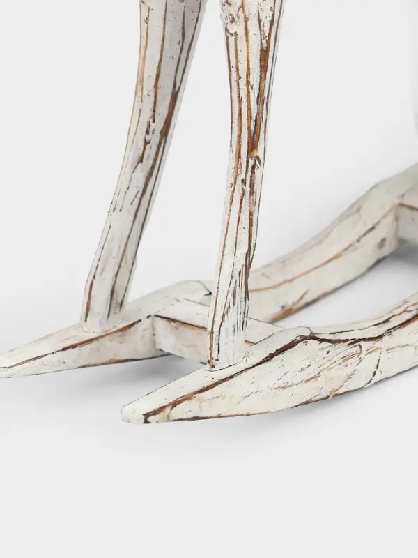 Сувенир интерьерный &laquo;Лошадка-качалка&raquo;, 27&times;7.5&times;32 см, дерево, белый антик