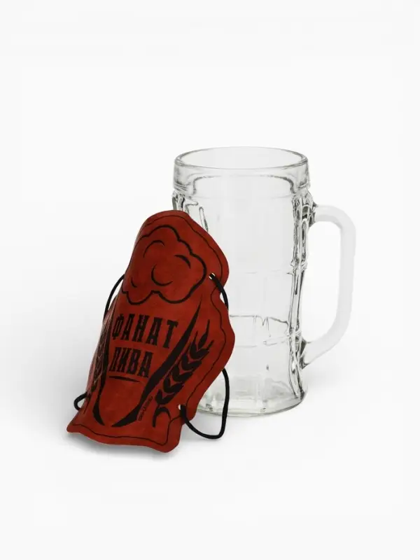 Кружка стеклянная пивная &laquo;Фанат&raquo;, 500 мл