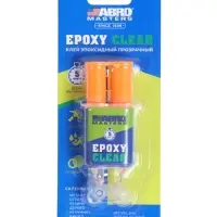 Клей эпоксидный ABRO EC-300-R, прозрачный, шприц, 6 мл