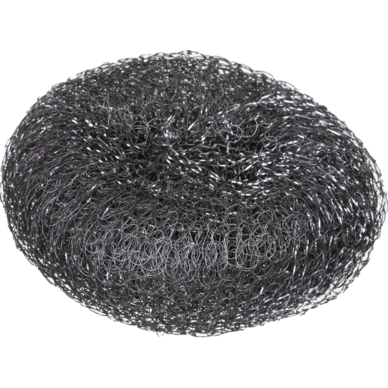 Губка-мочалка металлическая большая D=9,5см.,вес=34,8гр. PACLAN